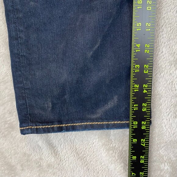 Silver Jeans Woman's Suki Capri Jeans W33 Dark Wash Cotton-Blend Casual - Picture 5 of 14